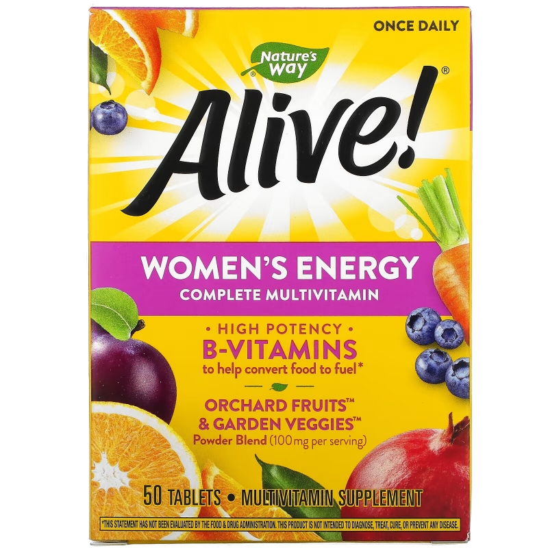 Nature's Way, Alive! Women's Energy Complete Multivitamin, 50 Tablets