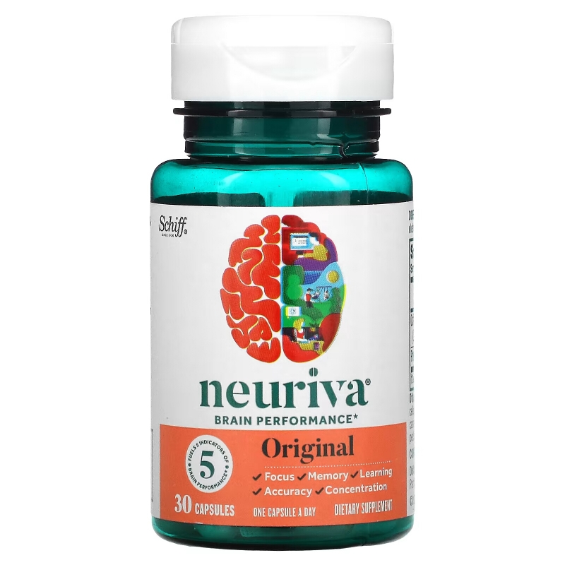 Schiff, Neuriva Brain Performance, Original, 30 Capsules