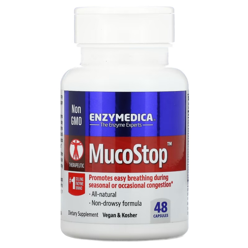 Enzymedica Enzymedica MucoStop 48 капсулы