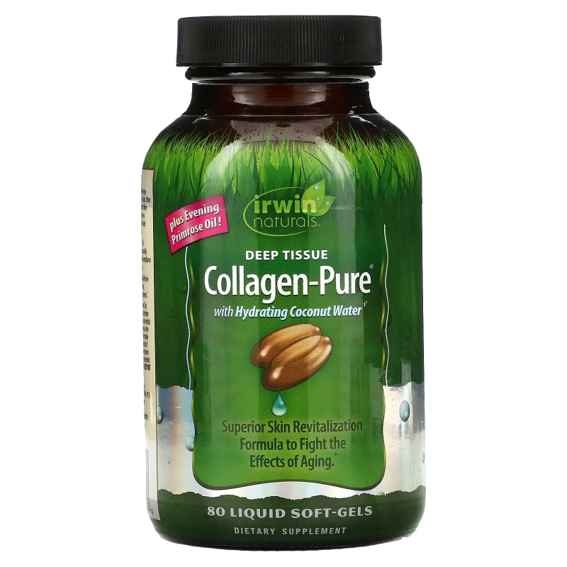 Irwin Naturals Collagen-Pure Deep Tissue 80 Liquid Soft-Gels