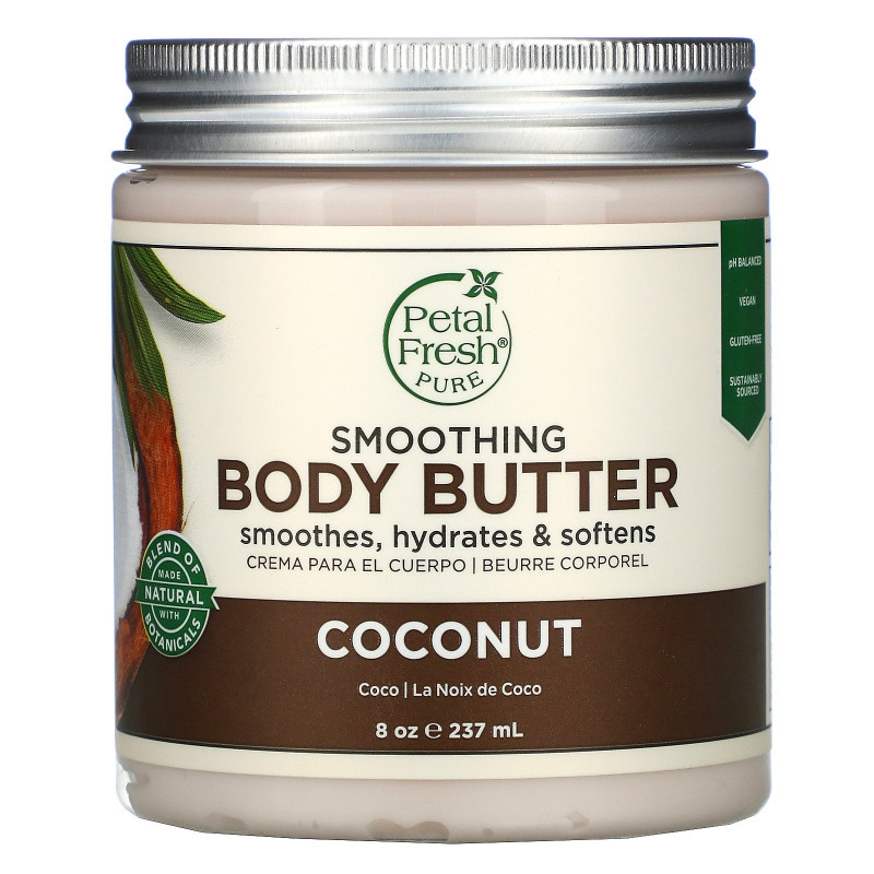 Petal Fresh Body Butter Ultra Moisturizing Coconut 8 oz (237 ml)