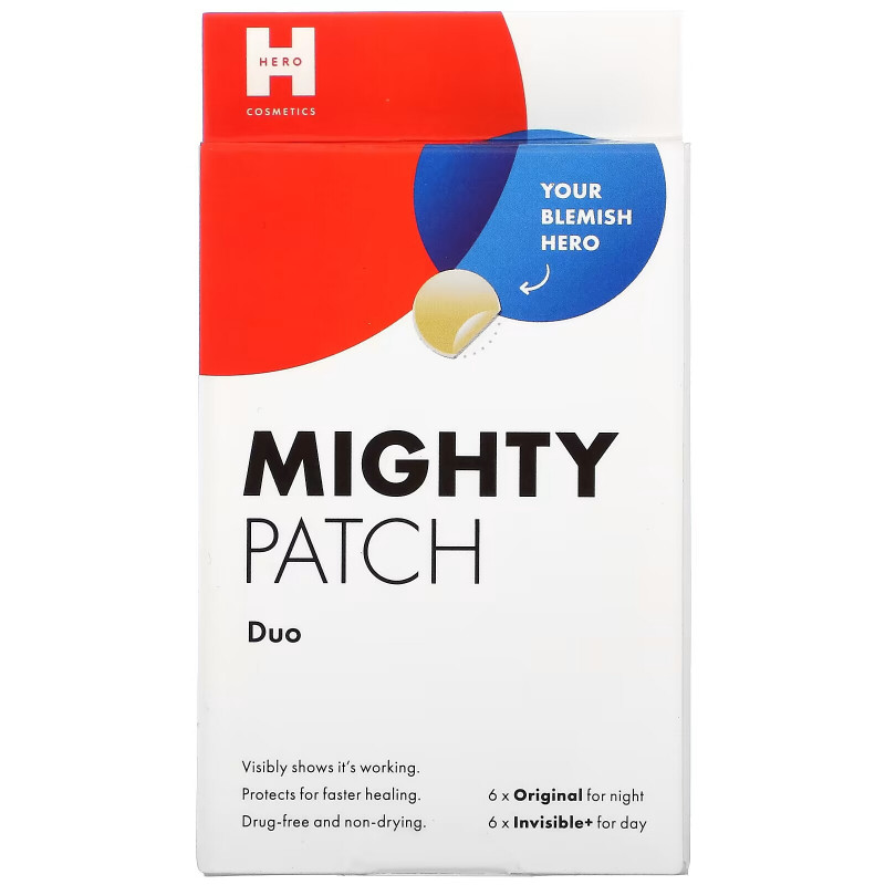 Hero Cosmetics, Mighty Patch Duo, 6 Original + 6 Invisible Patches