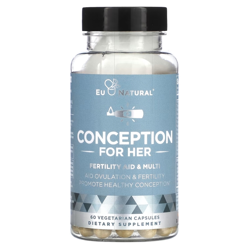 Eu Natural, Conception for Her, Fertility Aid & Multi , 60 Vegetarian Capsules