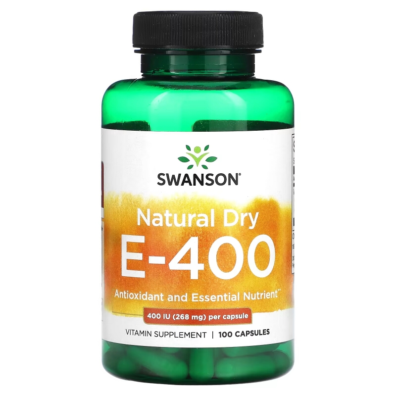 Swanson, Natural Dry E-400, 268 mg (400 IU), 100 Capsules