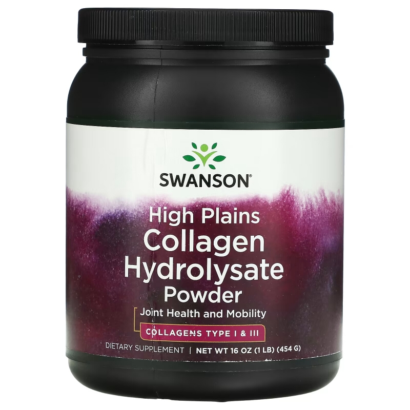 Swanson, High Plains Collagen Hydrolysate Powder, 16 oz (454 g)