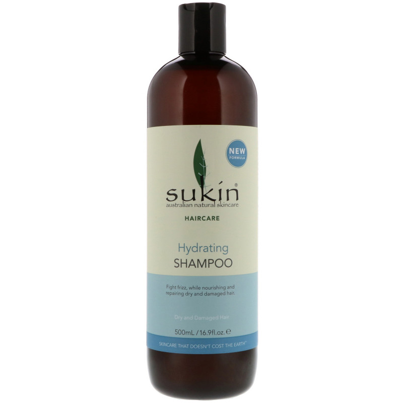 Sukin, Hydrating Shampoo, Dry and Damaged Hair, 16.9 fl oz (500 ml)